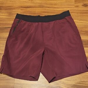 Ten Thousand Men's Interval Short Maroon Athletic Shorts